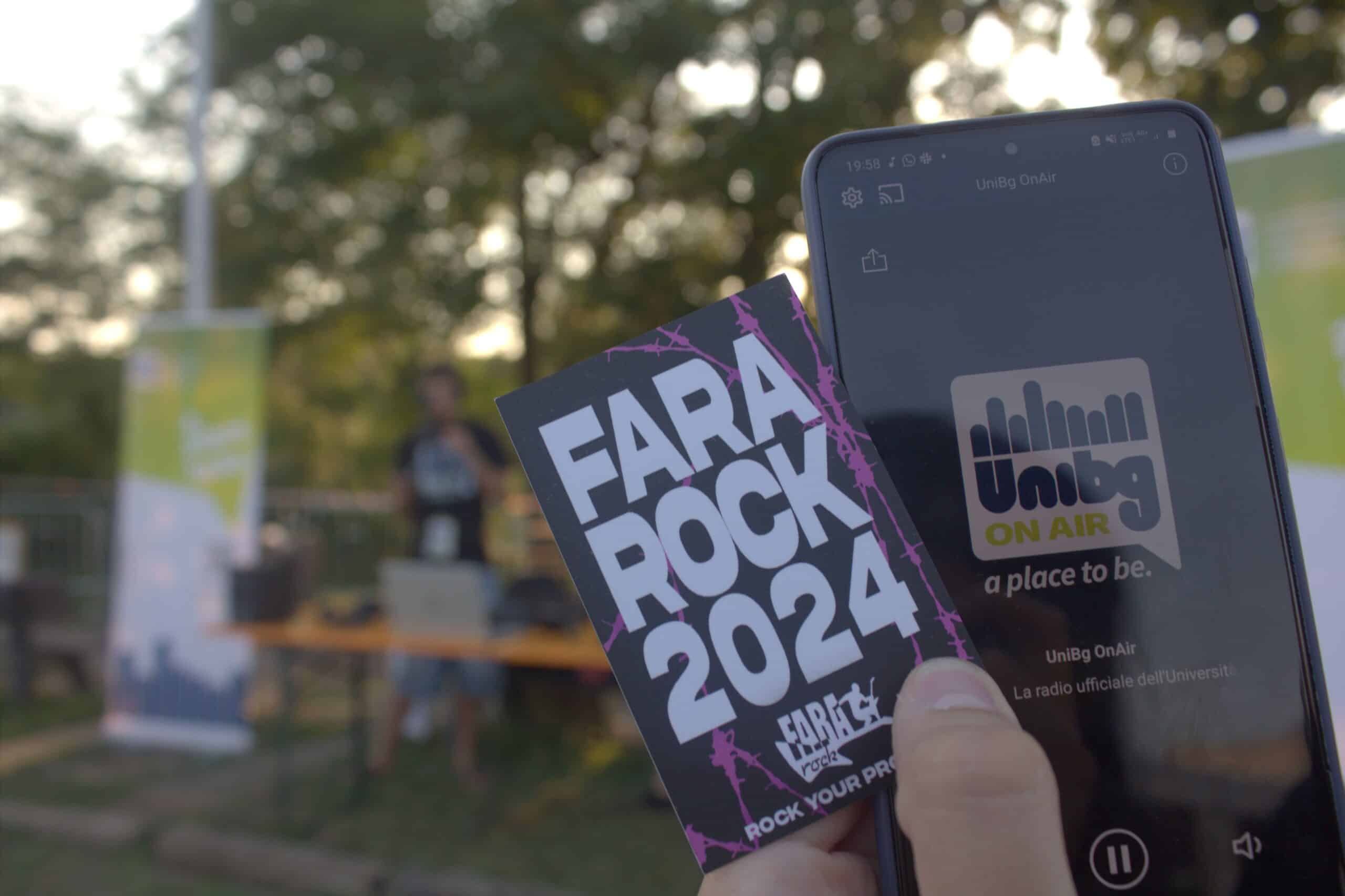 Fara Rock 2024 UniBg OnAir Media Partner